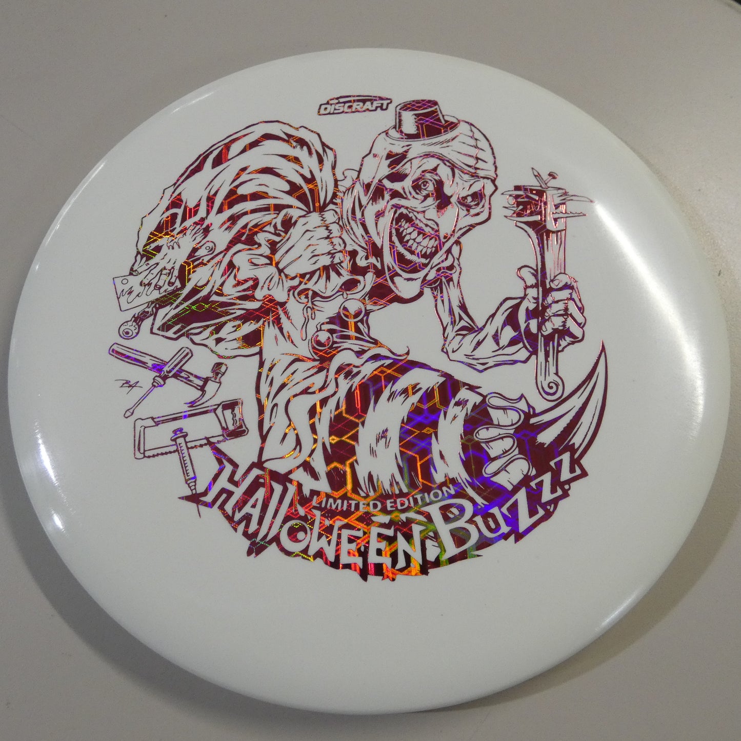 *Rare* Factory mistake- Single-Foil Non-Mega Glo Halloween Buzzz