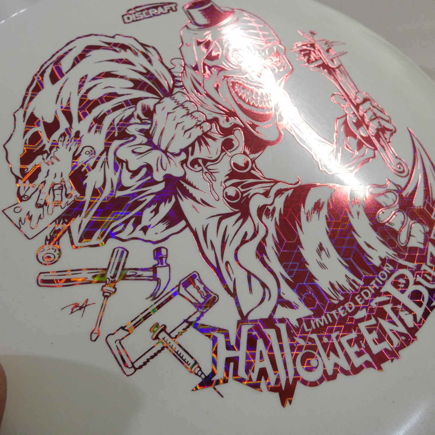 *Rare* Factory mistake- Single-Foil Non-Mega Glo Halloween Buzzz