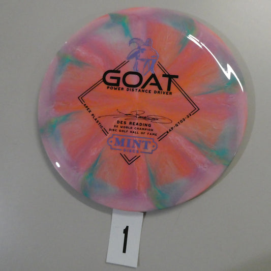 2nd run Des Reading Swirly Apex Goat