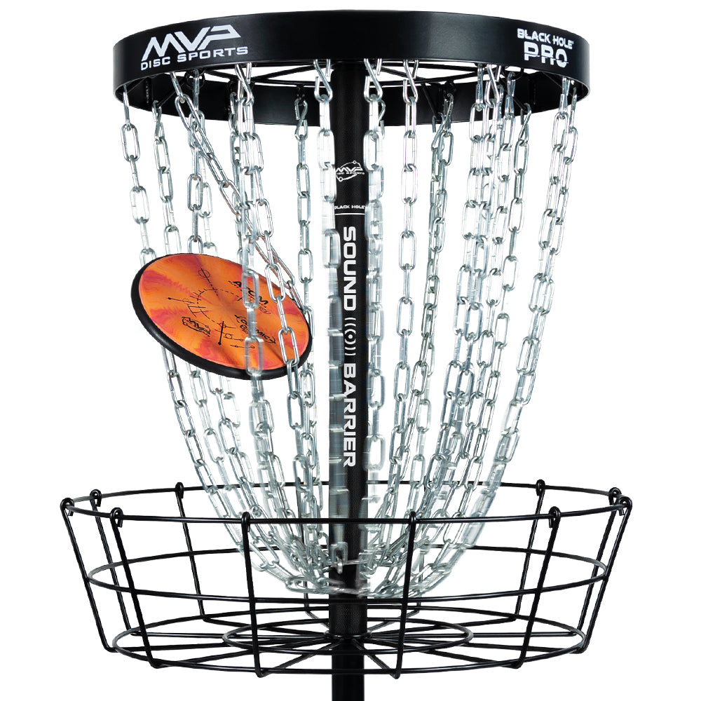 Black Hole Sound Barrier- Disc Golf Basket Noise Reducer- by MVP