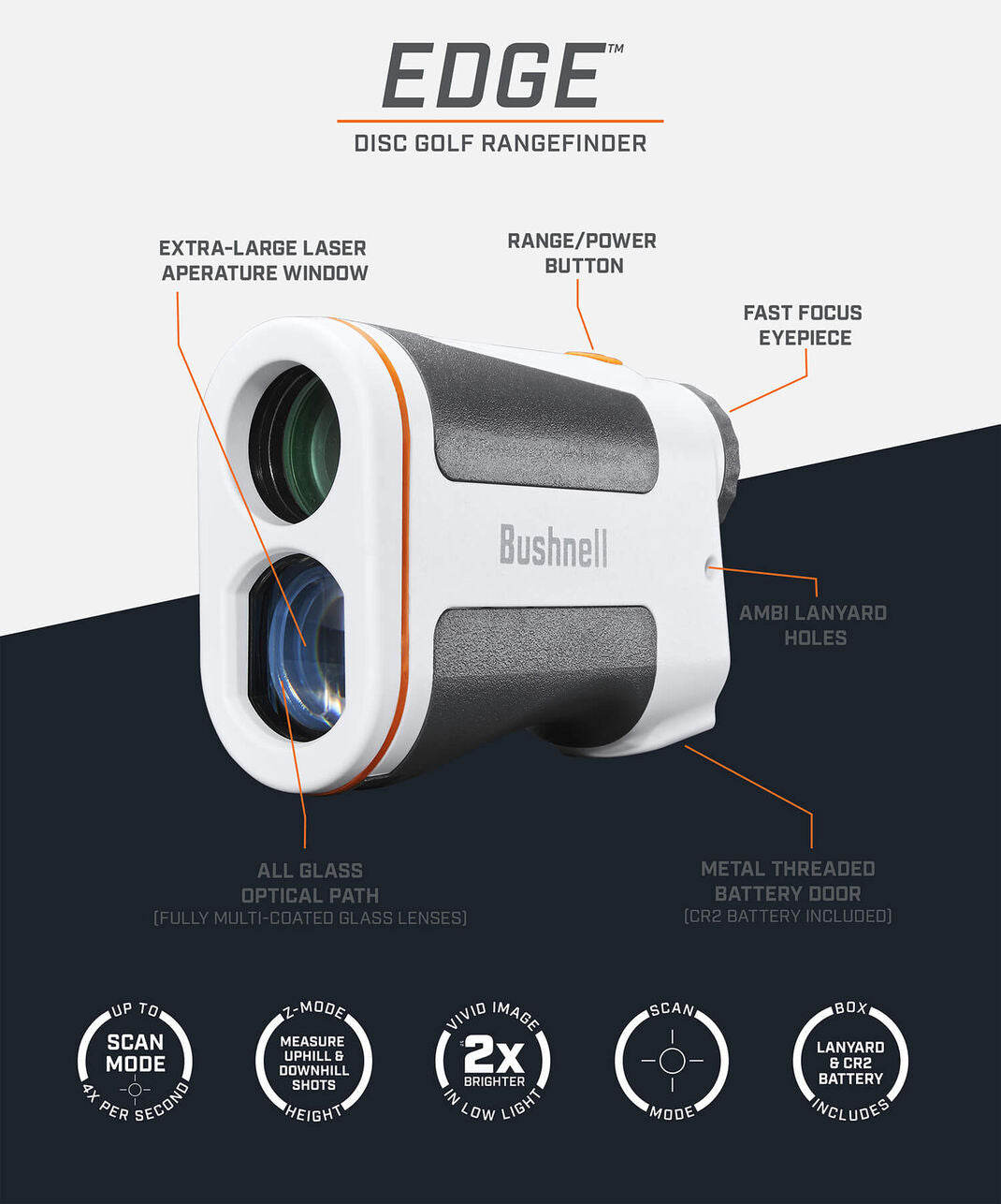 Bushnell Edge Disc Golf Laser Rangefinder – The Throw Shop