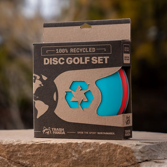 Trash Panda 100% Recycled Plastic Disc Golf 3-Disc Set