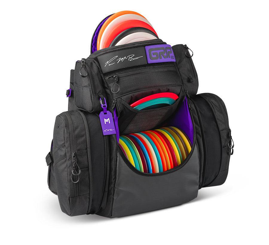 Paul McBeth MB-PX1 Bag by GRIPeq- Black/Purple