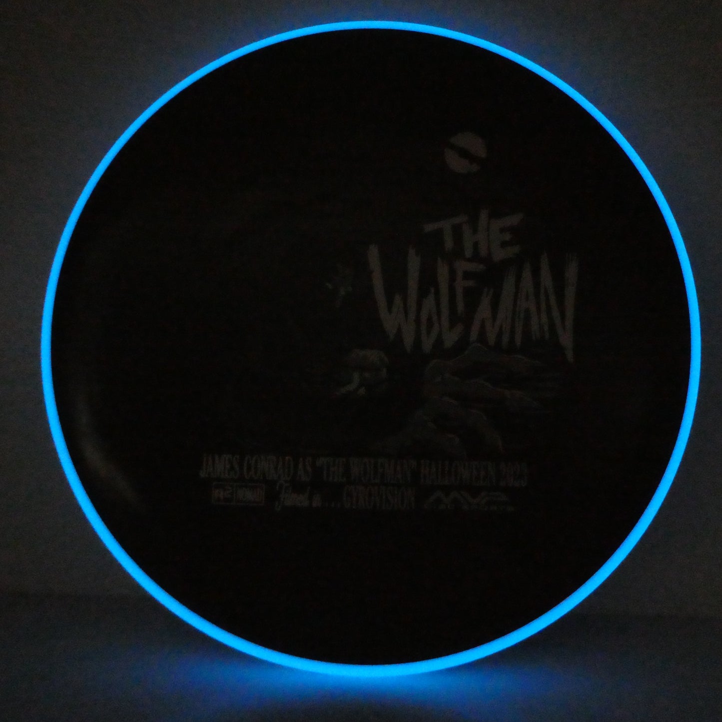 James Conrad "Wolfman" Eclipse R2 Neutron Nomad- Halloween- Pick Weight (All Glow Blue)