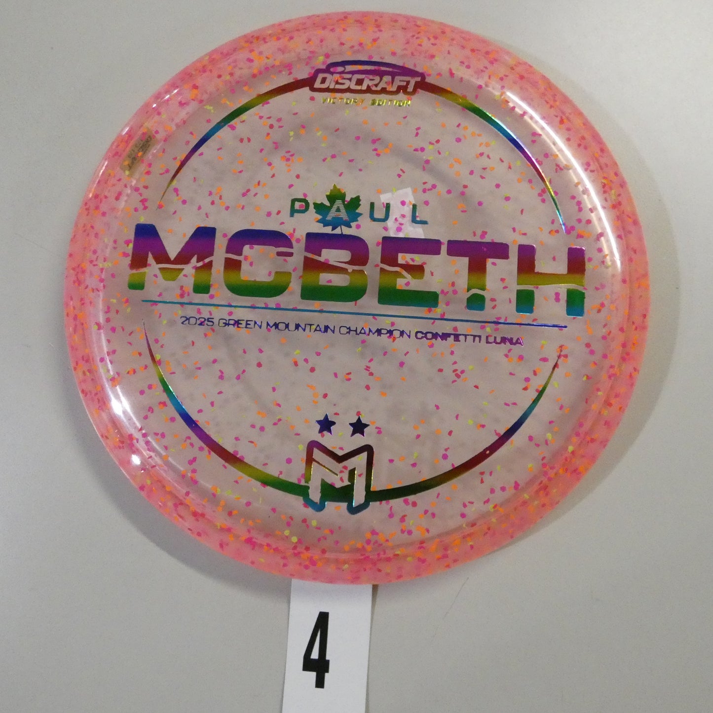 Paul McBeth Victory Edition Confetti Luna