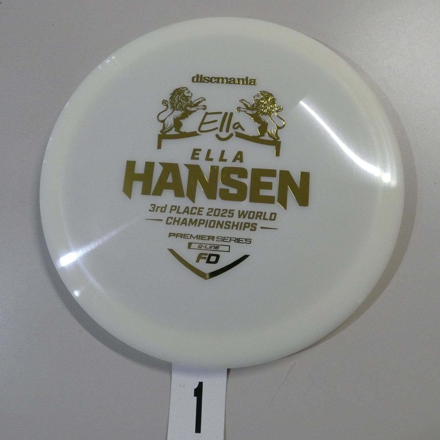 Ella Hansen Premier Series Q-line FD (3rd place 2025 World Championships)