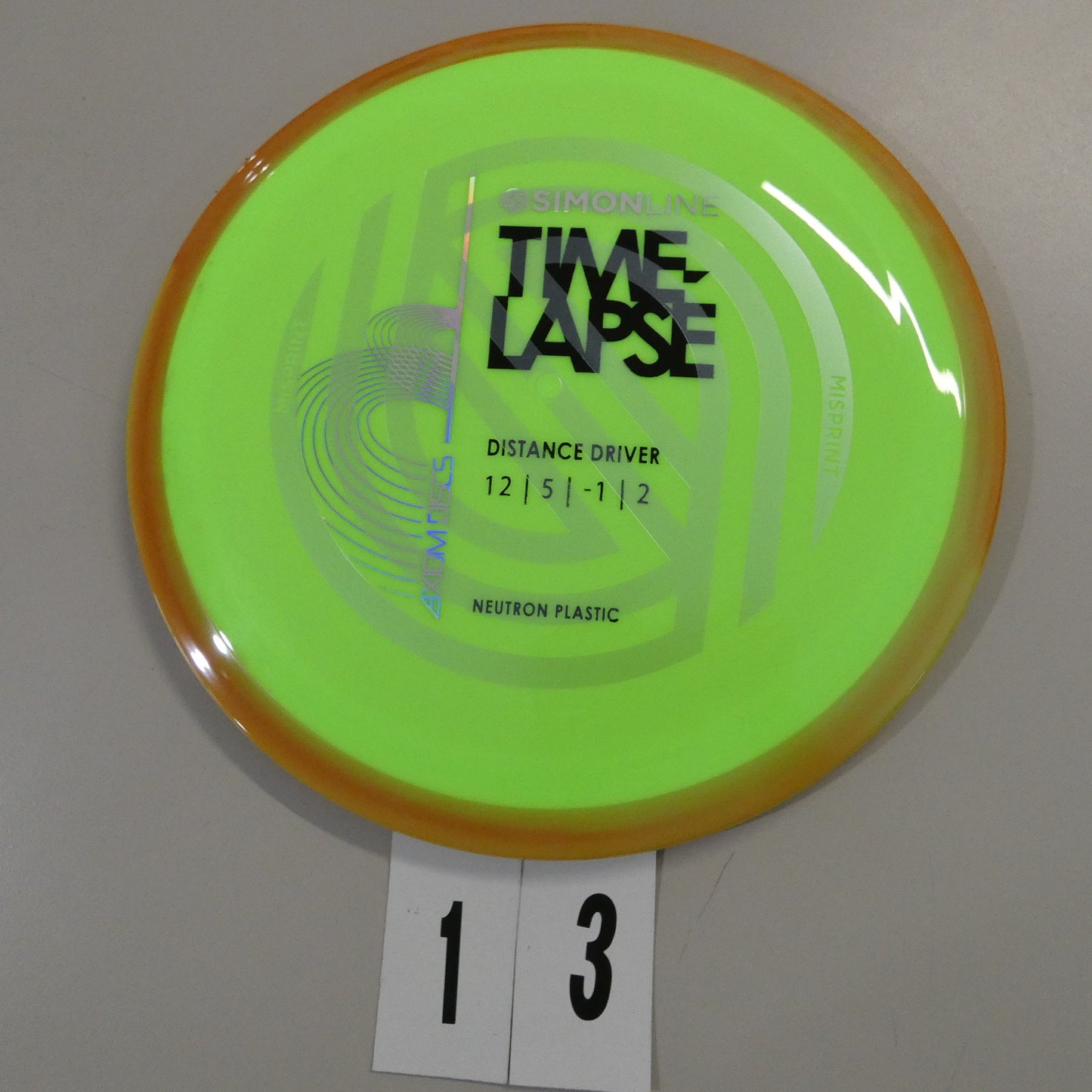 Simon Line Retooled Neutron Time Lapse- Misprint