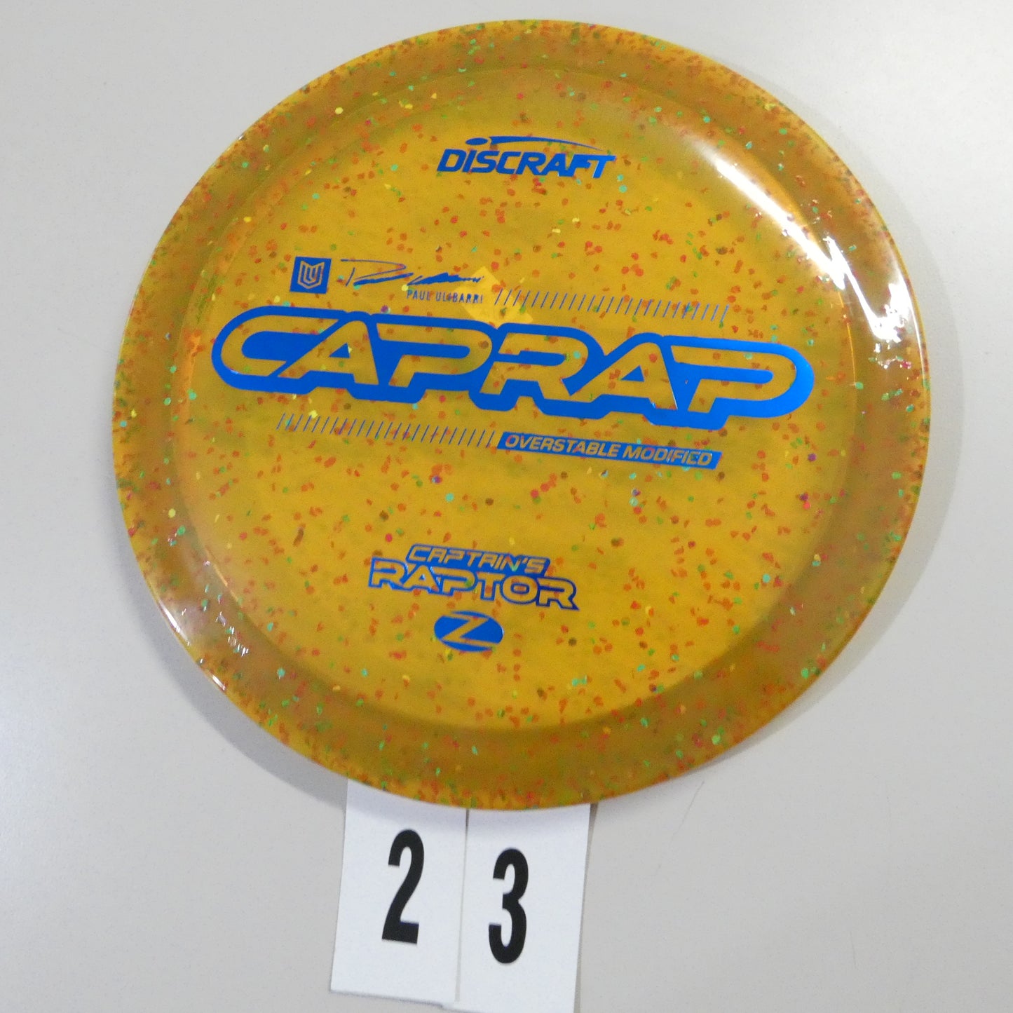 2026 Paul Ulibarri Z Confetti Captain's Raptor