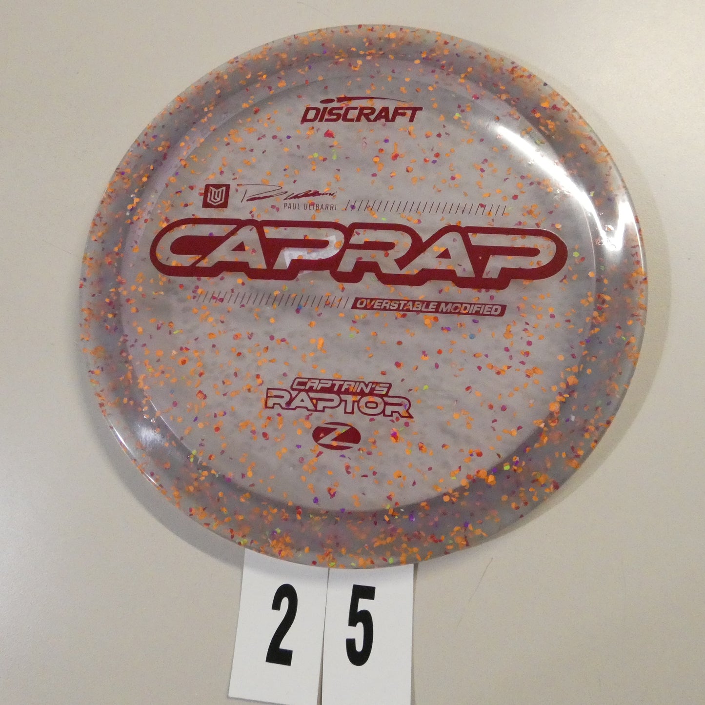2026 Paul Ulibarri Z Confetti Captain's Raptor