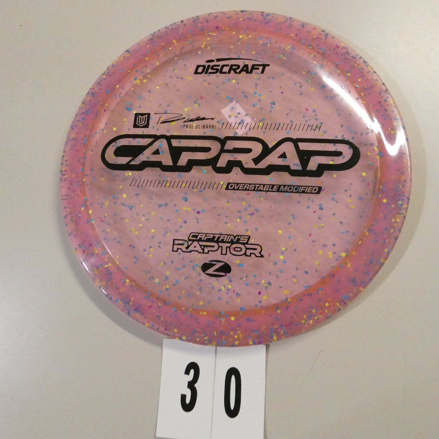 2026 Paul Ulibarri Z Confetti Captain's Raptor