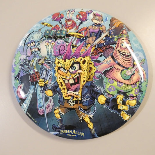 Spongeguy Heavy Metal Band Supercolor Buzzz by Brian Allen