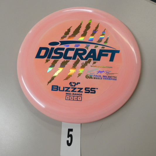 Worlds Edition Paul McBeth 6-Claw (6x) ESP Buzzz SS