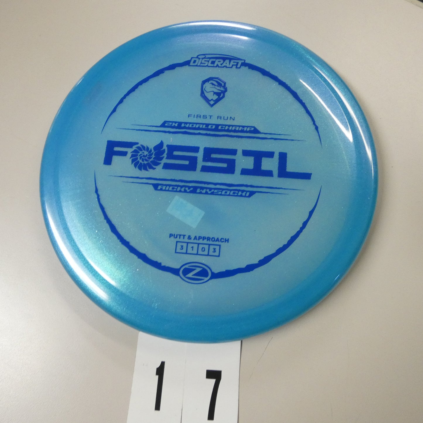 Ricky Wysocki First Run Z Colorshift Fossil