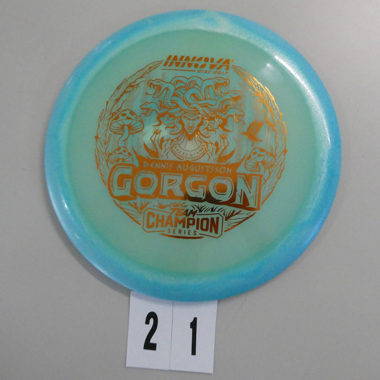 Dennis Augustsson Proto Glow Halo Champion Gorgon