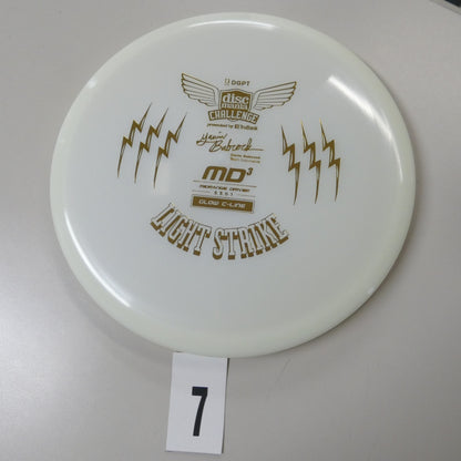 Gavin Babcock Signature Series Glow C-Line MD3 Light Strike (Discmania Challenge Fundraiser)