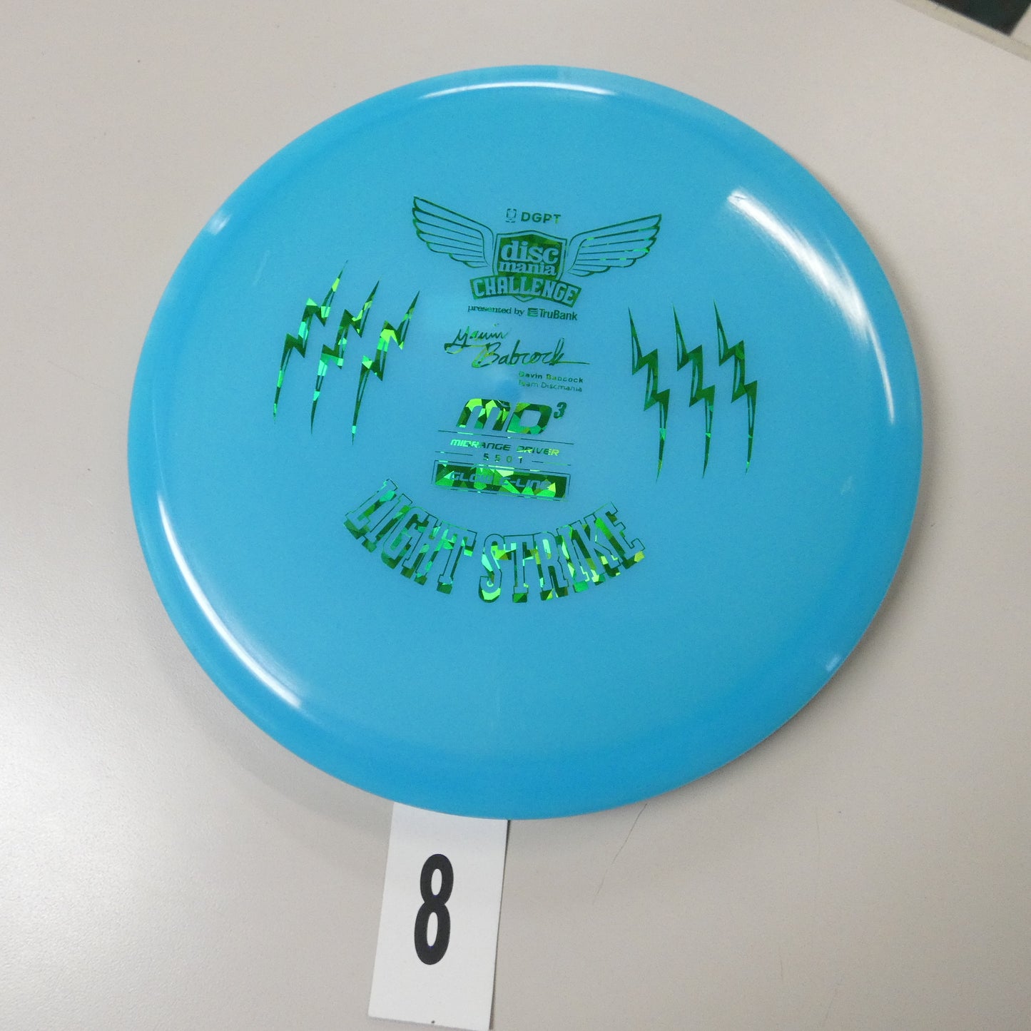 Gavin Babcock Signature Series Glow C-Line MD3 Light Strike (Discmania Challenge Fundraiser)