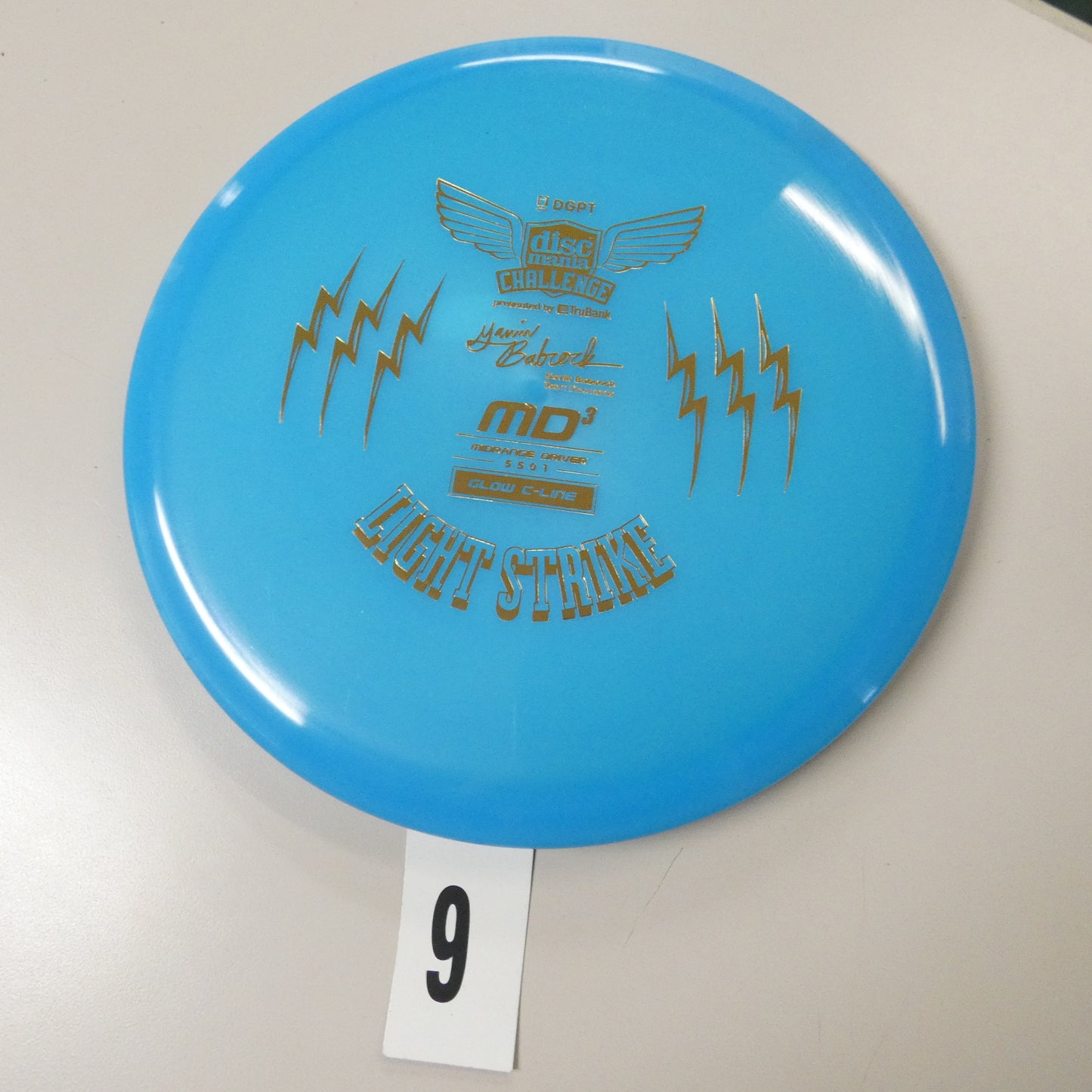 Gavin Babcock Signature Series Glow C-Line MD3 Light Strike (Discmania Challenge Fundraiser)