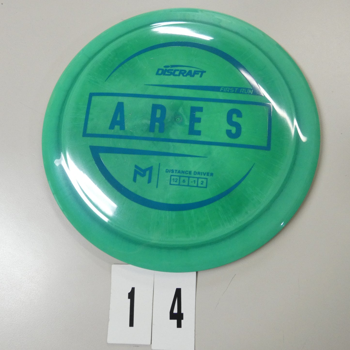 1st run Paul McBeth ESP Ares