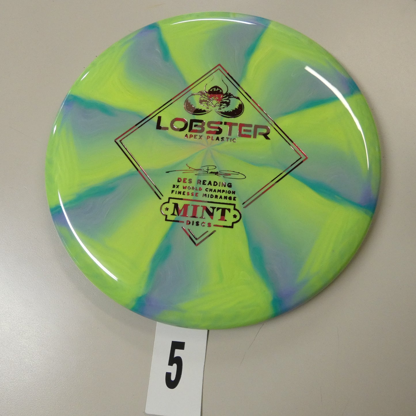 Des Reading Swirl Apex Lobster