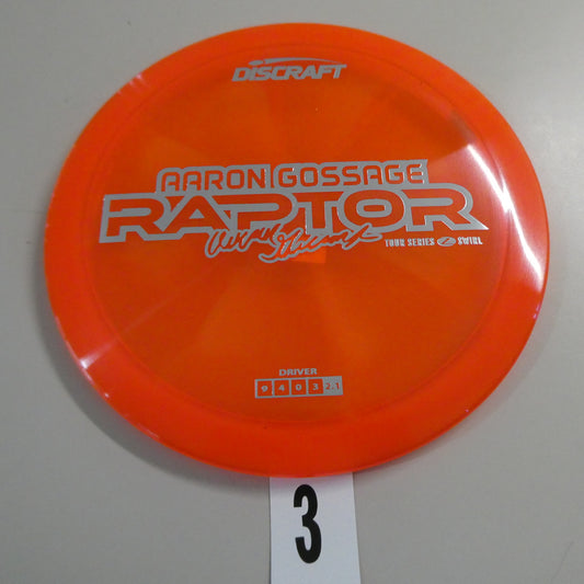 Aaron Gossage Z Swirl Tour Series Raptor (2025)