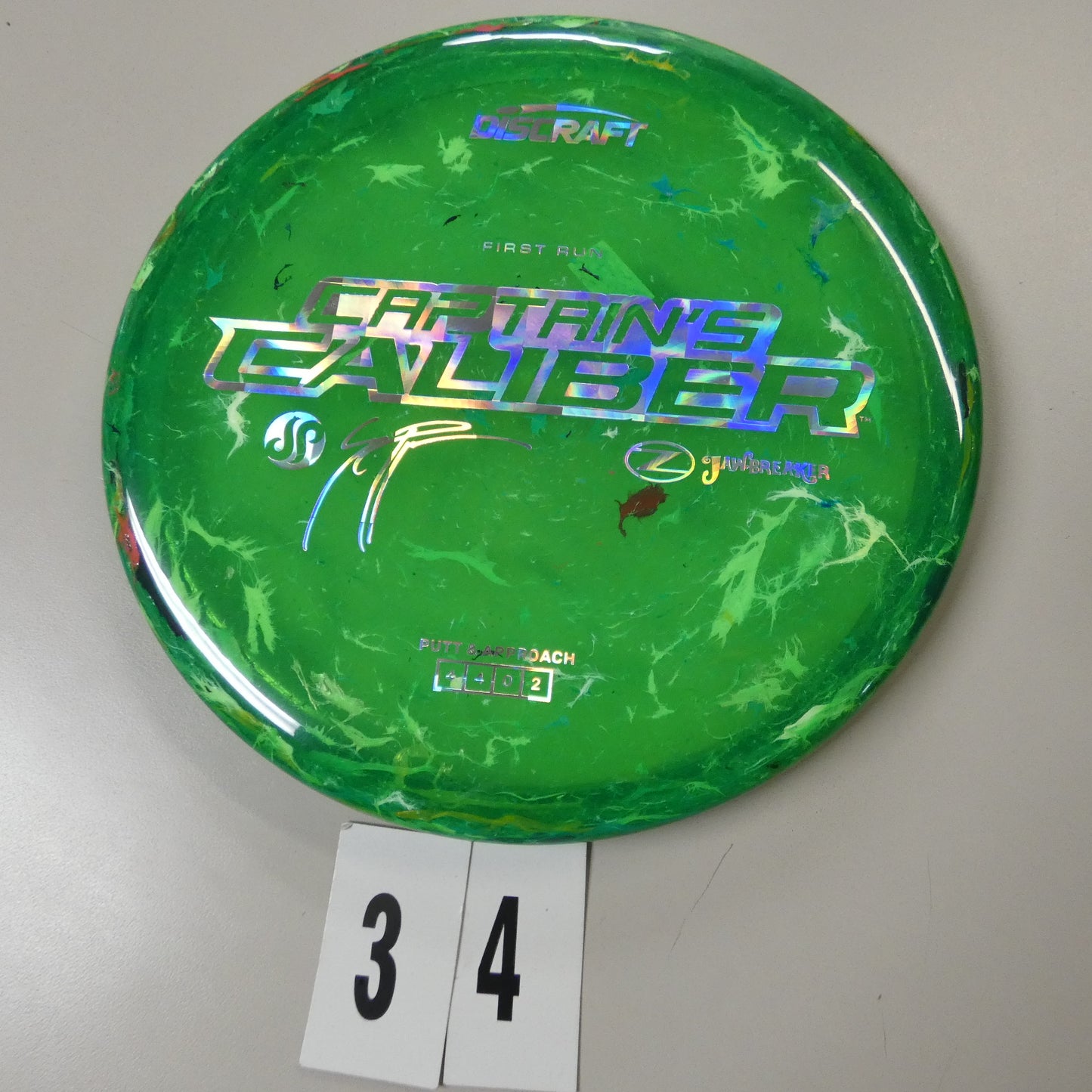 Seppo Paju First Run Z Jawbreaker Captain’s Caliber