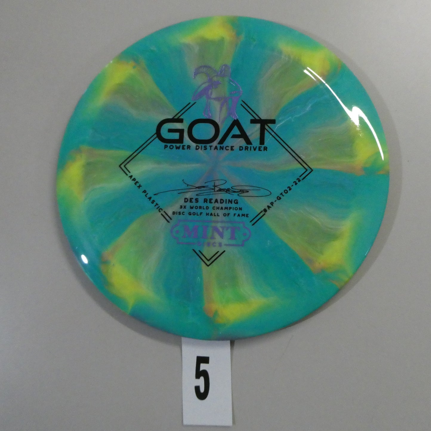 2nd run Des Reading Swirly Apex Goat