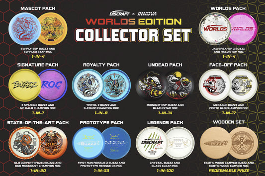 Worlds Edition Collector Set- Buzzz & Roc Innova & Discraft Collab (NO Limit!)