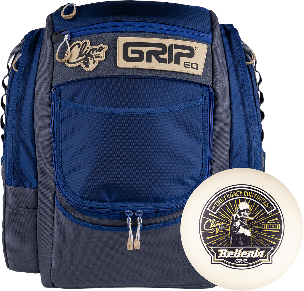 Climo Disc Golf X GRIPeq ATS Disc Golf Bag (w/Glow Belleair)