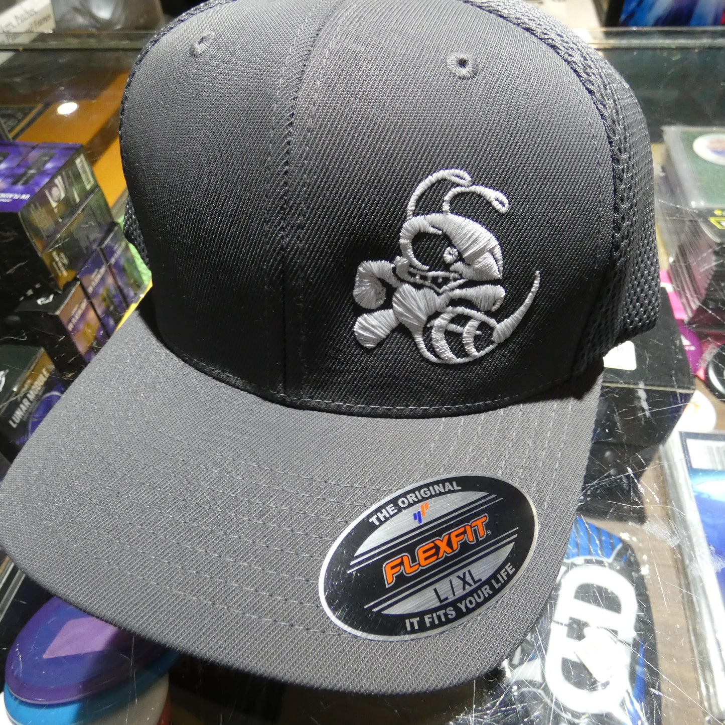 Buzzz Flexfit Premium Mesh Back Hat (logo colors vary!)